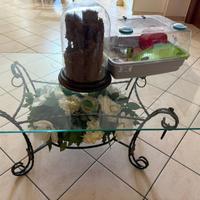 Tavolino ferro battuto