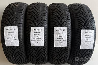 4 GOMME 195 65 15 KLEBER A1322