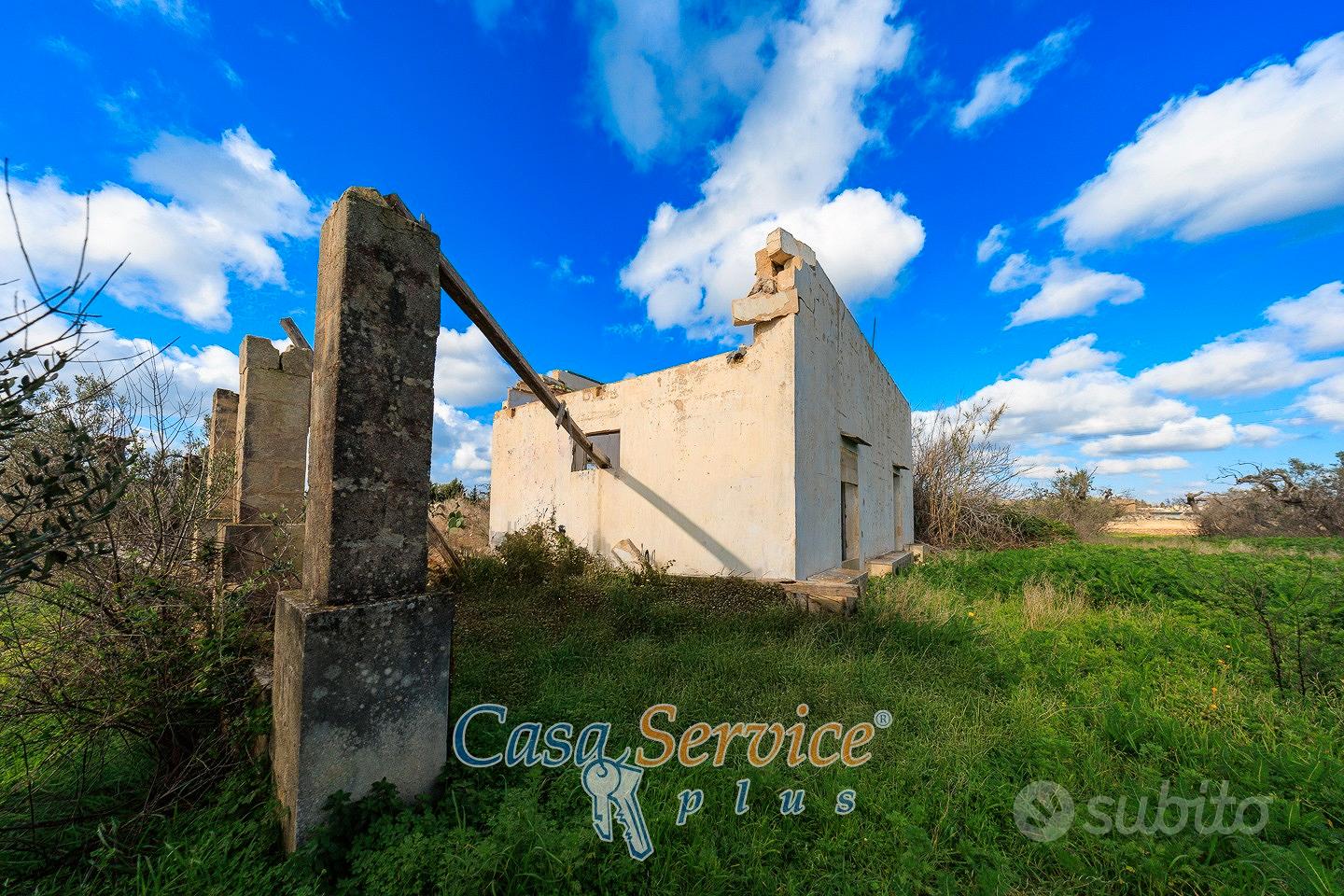 Terreno Edificabile di ha 2,4 con Rudere ad Alezio - Vista 5