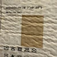 Tappeto bianco crema 200x300