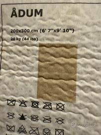 Tappeto bianco crema 200x300