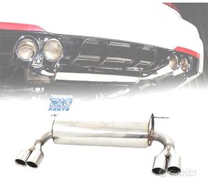 SCARICO SPORTIVO BMW F30 F31 320 316 LOOK M DOPPIA