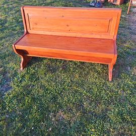 Panca Contenitore in Legno Massiccio 