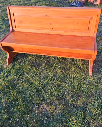 Panca Contenitore in Legno Massiccio 