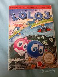 adventures of Lolo 3 Nintendo NES originale comple