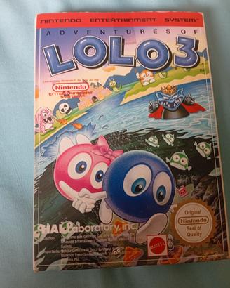 adventures of Lolo 3 Nintendo NES originale comple