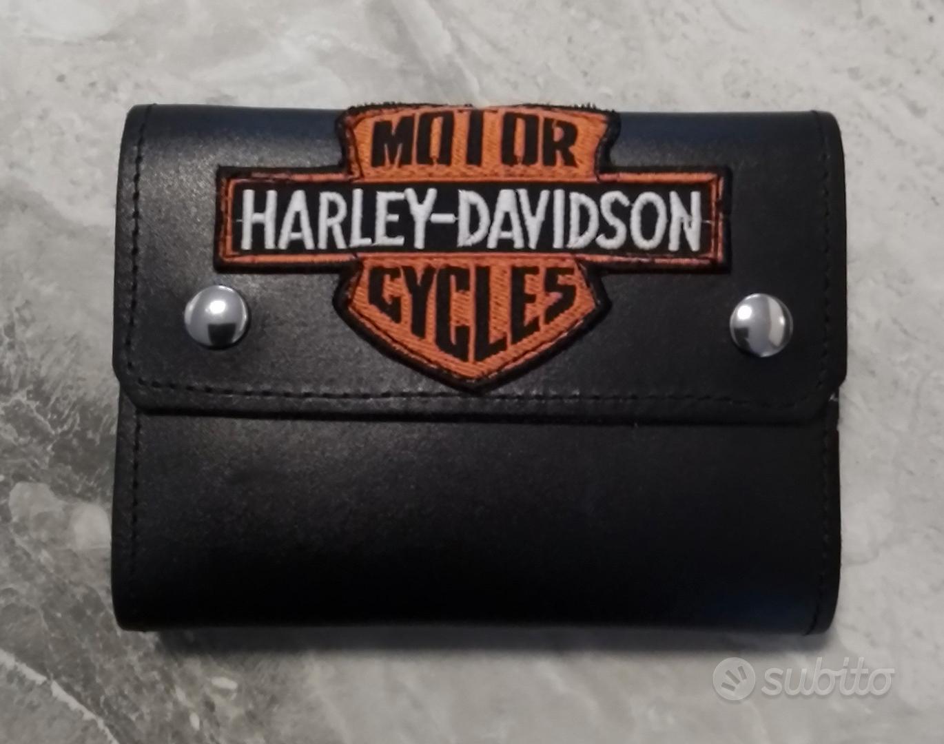 Portafoglio uomo con hot sale catena harley davidson