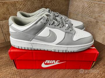 Nike dunk low grey fog 45 DD1391-103 grigie 