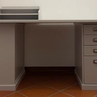 Scrivania e sedia Ikea