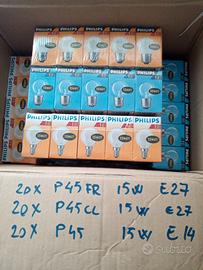 Lotto 60 lampadine a filamento Philips
