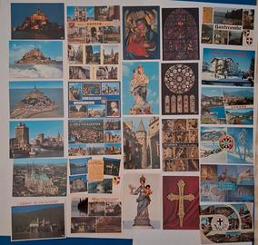 LOTTO 55 CARTOLINE D'EPOCA VINTAGE FRANCIA/ITALIA.