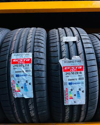 Gomme n2 estive 245/50/18 100y Kumho nuove