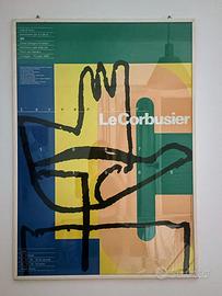 Poster ultima mostra Le Corbusier Torino