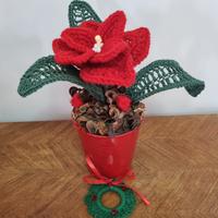 Stella di Natale all'uncinetto 