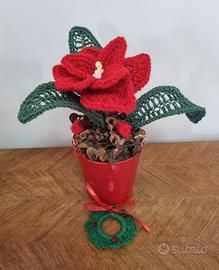 Stella di Natale all'uncinetto 