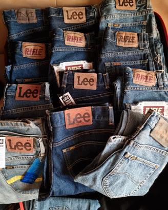 Stock jeans donna vintage nuovi Lee Rifle Charro..