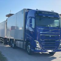 Volvo fh 500 e5 autotreno frigo 7.48 + 7.11 fna