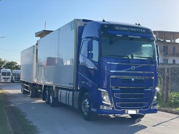 Volvo fh 500 e5 autotreno frigo 7.48 + 7.11 fna