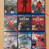 Giochi PS4 singoli o lotto