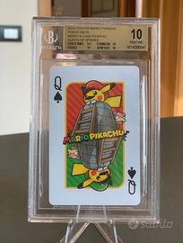 Carta pokemon Poncho Pikachu Mario & Luigi
