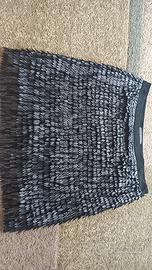 minigonna liu jo originale nera a balze 