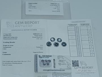 Spinelli Birmani Non Trattati Ct. 5.35 Certificati