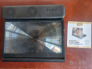 Ingranditore schermo  con 2 altoparlanti