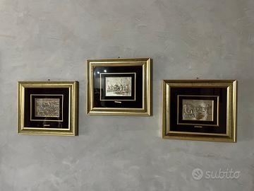 Trittico di Quadri Vintage
