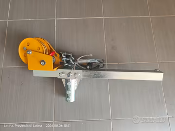 verricello, paranco manuale