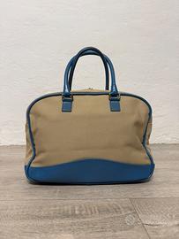 Borsa bowling tela e pelle Miu Miu