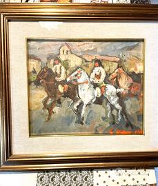 Antico quadro Sardo