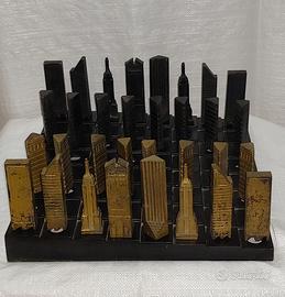 Gioco scacchi grattacieli New York