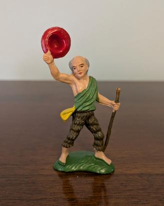 Statuina presepe: pastore con cappello italy