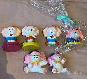 Poochie pupazzetti e timbrini lotto anni 80 Mattel