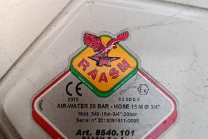 Avvolgitubo aria compressa 20Bar. 15Mt.