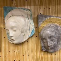 Madonna “testina di vergine” riproduzione in gesso
