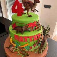 Torta di compleanno Giungla / Dinosauri / Animali