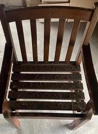 sedia legno esterno x4