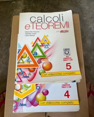 Libro scuola superiore “calcoli e teoremi 5”