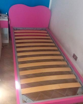 Letti singoli cameretta rosa bambina perfetti