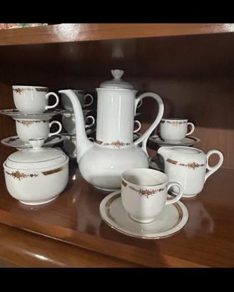 Servizio caffè in bagno oro Bavaria