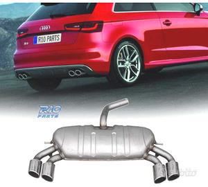 SILENZIATORE DI SCARICO AUDI A3 HATCHBACK 13-20 LO