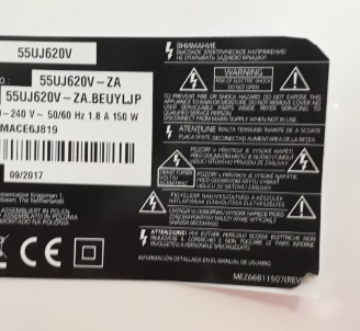 Ricambi Tv LG 55uj620v