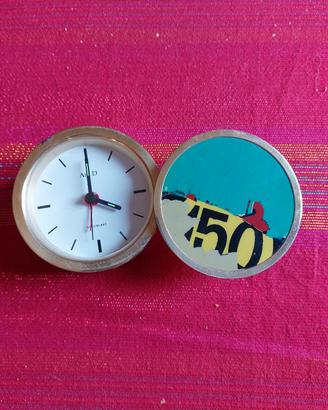 Orologio da tavolo apribile di Mimmo Rotella 