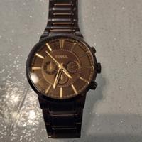 orologio fossil uomo marrone bruciato