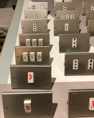 Placche biticino comlete serie magic