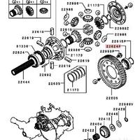 Bearing cuscinetto differenziale Evo MD710663