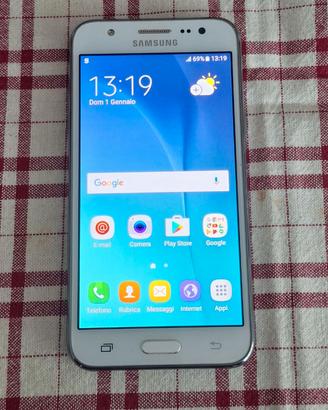Samsung J5 J500 Smartphone Argento/Bianco
