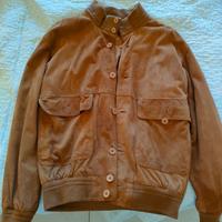 Giacca vera pelle camoscio tg.50