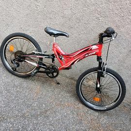 BICICLETTA 20 POLLICI AMMORTIZZATA
